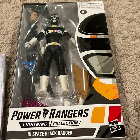 Power Rangers lightning collection in space black ranger - Picture 1 of 5